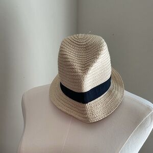 Boys GAP Cream Straw Fedora